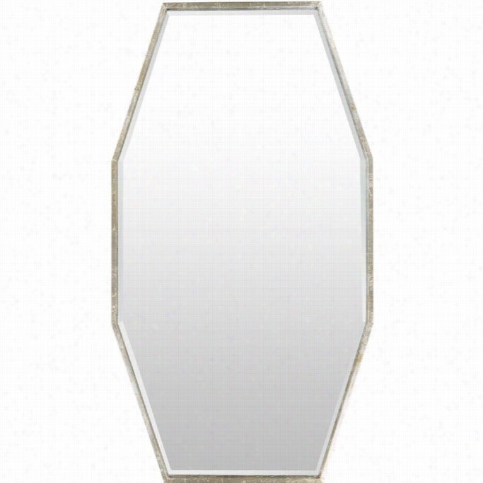 Surya Adams Wall Mirror In Silver