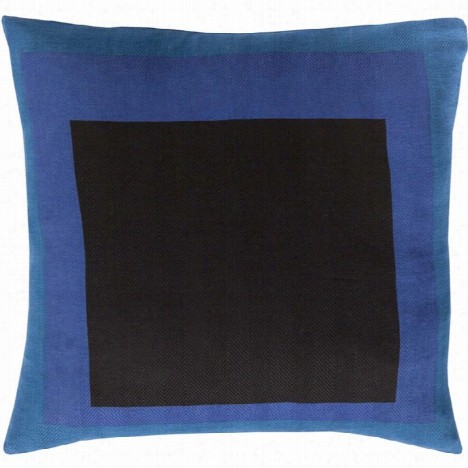 Surya Teori Down Occupy  20 Square Pillow In Teal