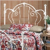 Hillsdale Cherie Spindle Headboard in White-King