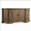 Hooker Furniture Corsica 4-Door Shaped Credenza in Light Wood