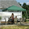 ShelterLogic 12'x12' Sport Pop-Up Canopy Slant Leg with Cover in Green