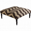 Surya Wool Square Ottoman in Brown