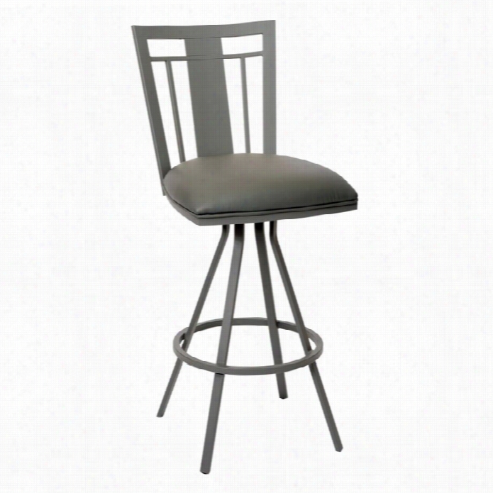 Armen Livung Cleo 26  Transitionall Shoal Stool In Gray