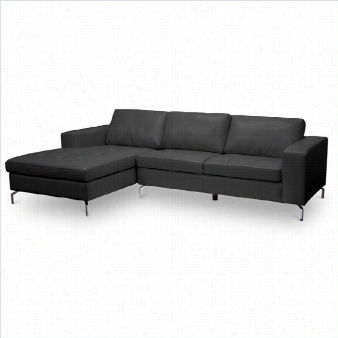 Bxton Studio Lazenby Sectional Sofa In Black