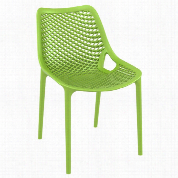 Compamia Air Outdoor Dining Chair In Tropical Green