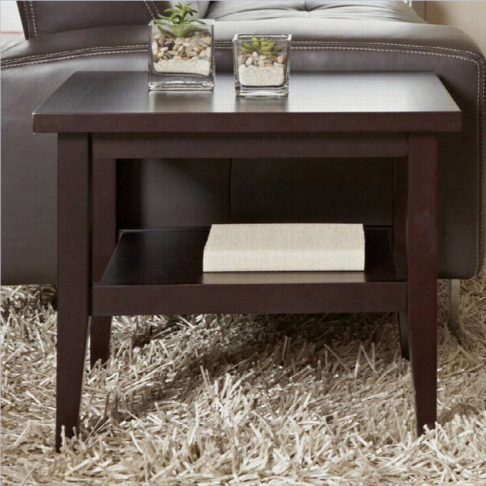Jesper Office 2000 Entertainment Colllection End Table In Espres So