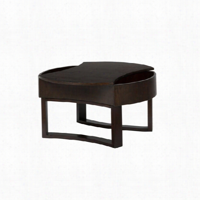 Jofran Parkef Wood Swiveloval Top Coffee Table I Noak