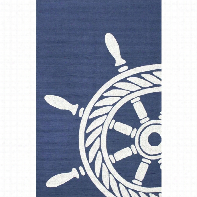 Nuloom 8' X 10' Hand Bent Brendan Indoor And Outdoor Rug In Navy