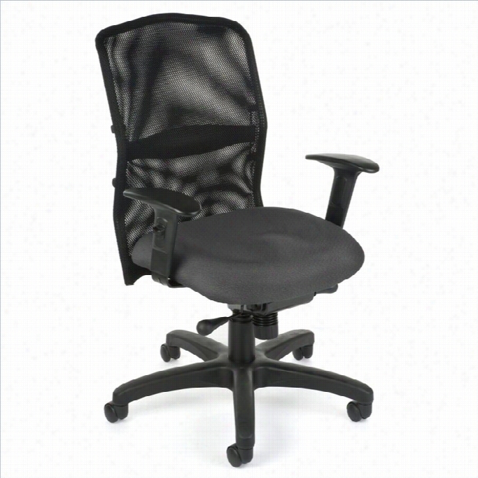 Ofm Airflo Executive Officechair In Gray