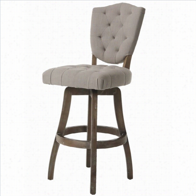 Pastel Furntiure Philadelphia 26 Swivel Barstool In Natural