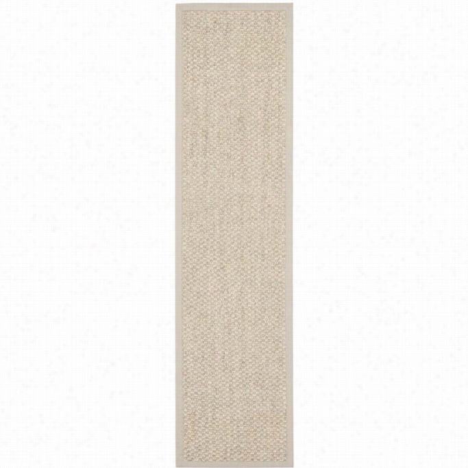 Safavieh Natural Fiber Marble Area Rug - Runner 2' X 6'