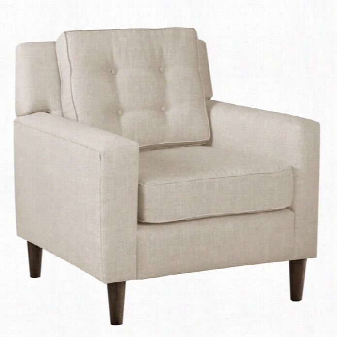 Sklyine Fabricc Lub Arm Chair In Beige