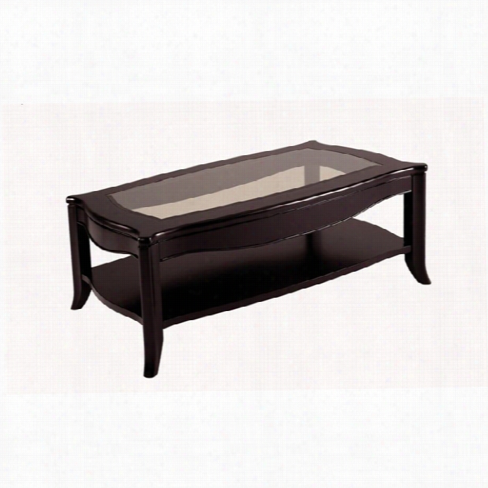 Somerton Signature Coffee Table In Gloomy Merlot