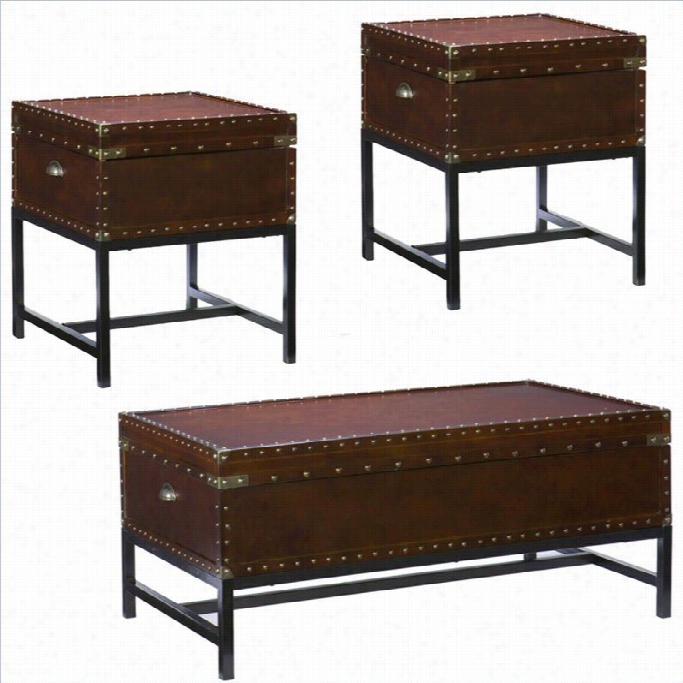 S Outhern Enterprise Yorkshi Re 3 Piece Trunk Table Collection