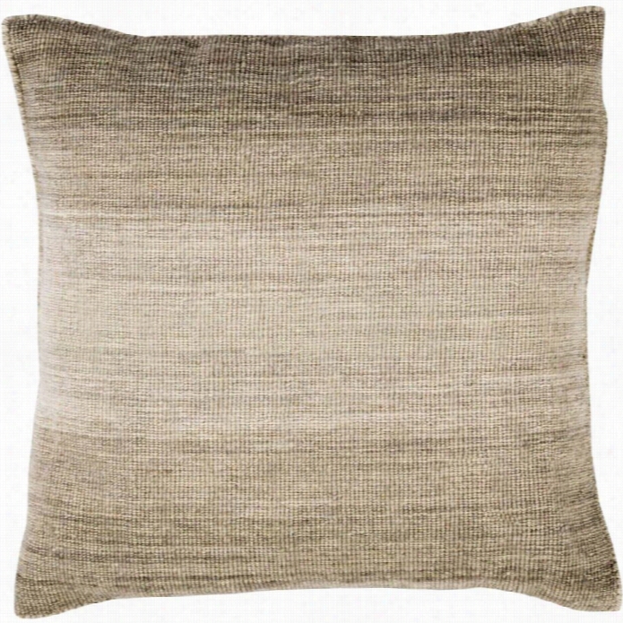 Surya Chaz  Ddown Fill 20 Square Pillow In Olive