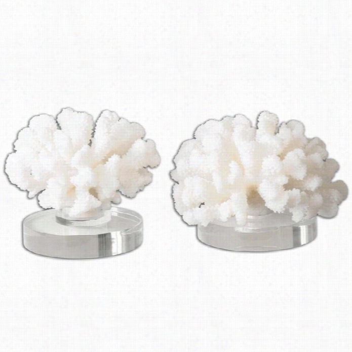 Uttermost Hard Coral Sculptures (set Of 2)