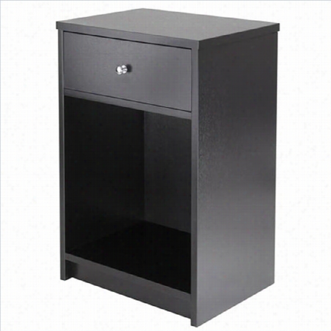 Winsome Squamish Accent Table In Black