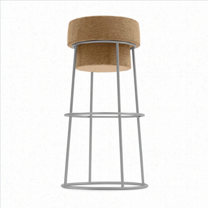 30 Bar Stool In Satinated Aluminum