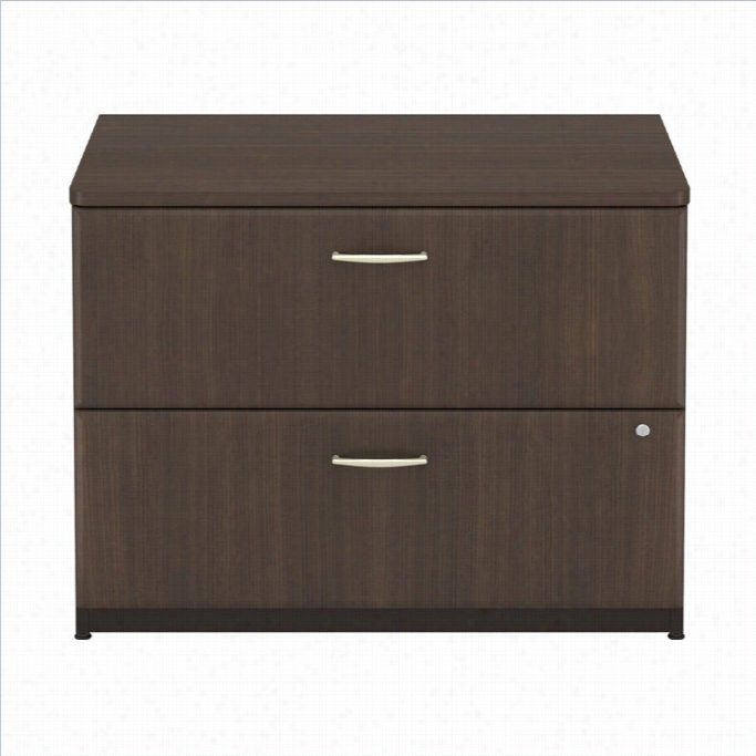 Bush Bbf Series A 36w 2dwr Lateral File In Sienna Walnyt