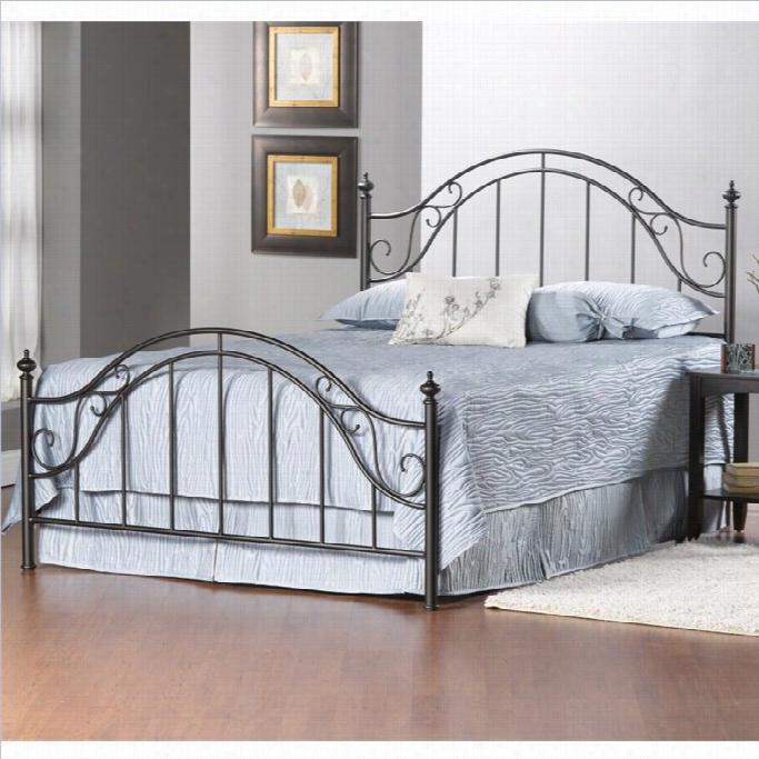 Hillsdale Clayton Bed In Matte Brown-queen