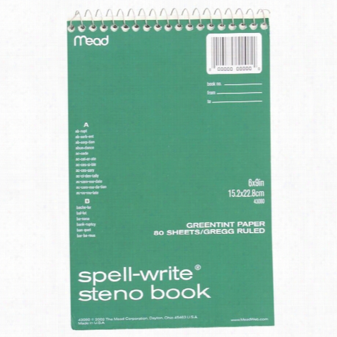 Mead Spell-write Steno Book
