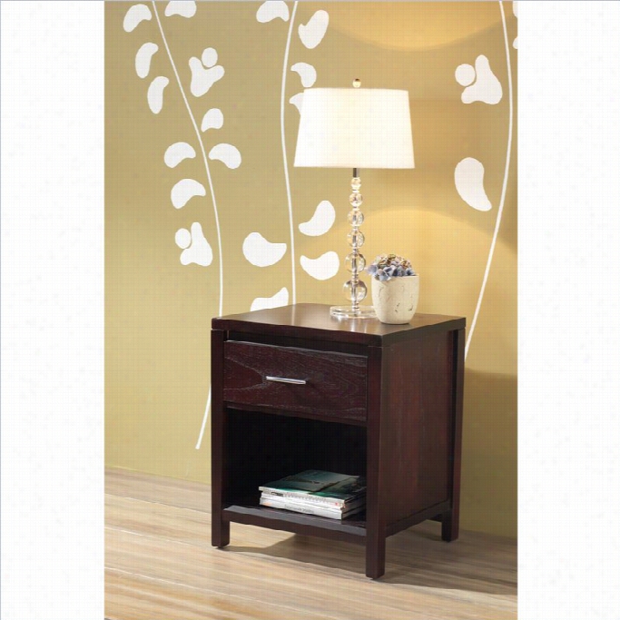 Modus Nevis  Chargin Gstation Nightstand In Espresso