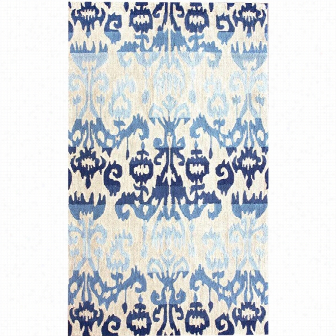 Nuloom 6' X 9' Hand Tuf Ted Ikat Rug In Dismal