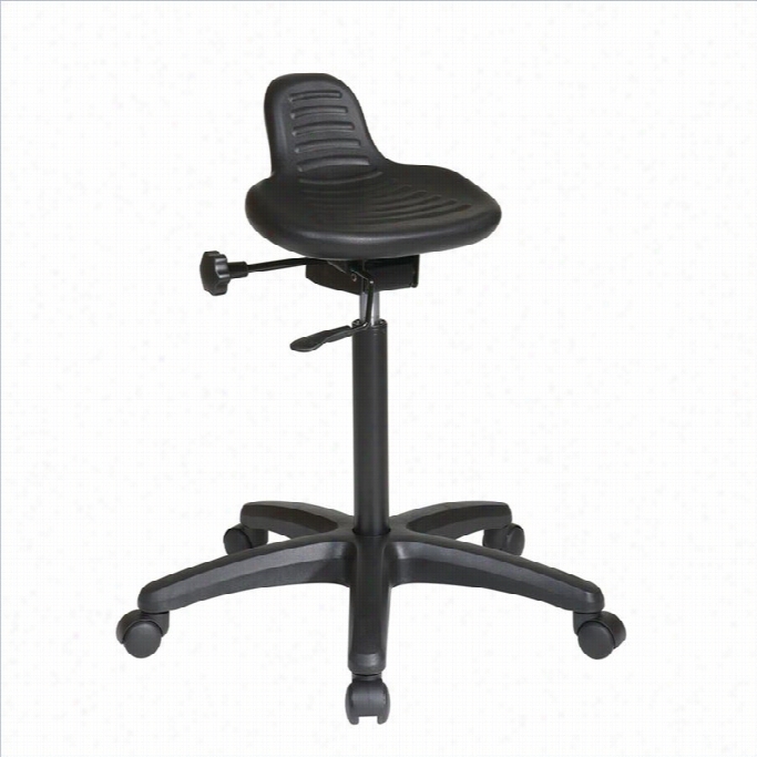 Office Star Kh Series Load Seat Stool In Black