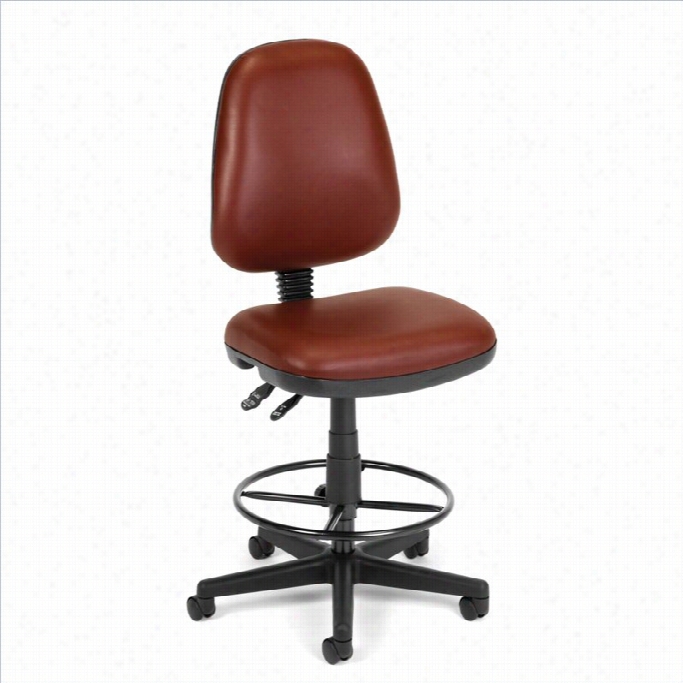 Ofm Straton Series Computer Task Ddafting Office Chair  With Drafting Kit In Wie Vinyl