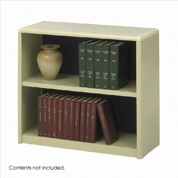 Sadco 2-shelf Valuemate Sand Economy S Teel Bookcase