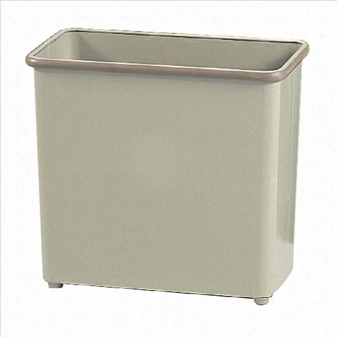 Safco Sand Rectangular Wastebasket 2.5 Quart ( Set Of 3)