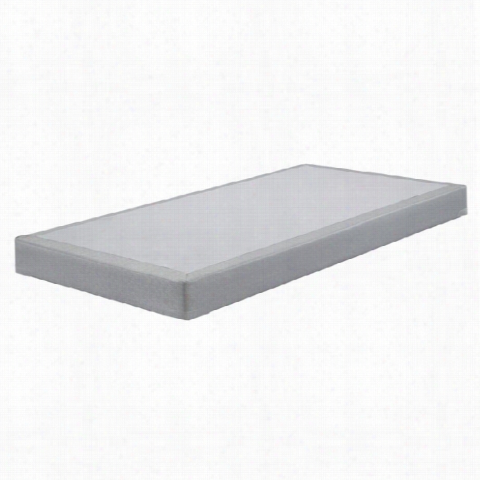 Sierrasleep Twin Low Profile Mattress Foundation In Gray