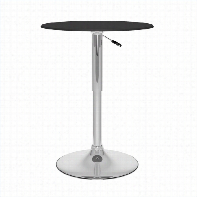 Sonax Corliiving Bar Table In Black Leatherette