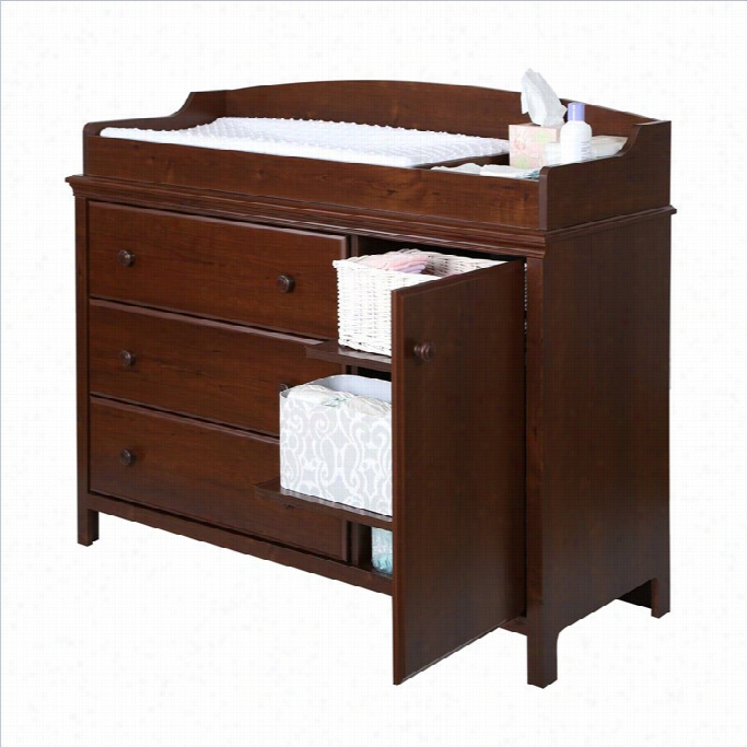 South Prop Cotton Candy Changing Table With Removable Station In Sump Tuous Cherry