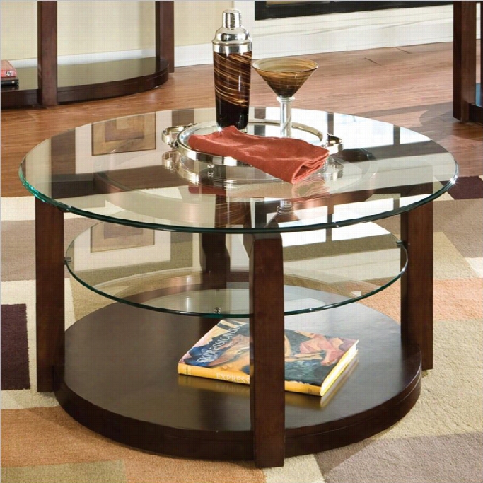 Standard Furnigure Coronado Cof Fee Table With Casters In Chocolate