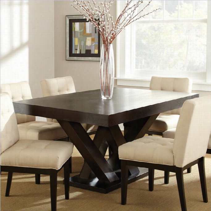 Steve Silver Corporation Rectangular Dining Table In Espresso