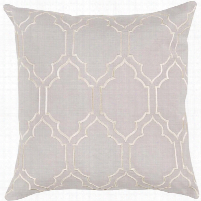 Surya Skyline Poly Fill 20 Square Illow In Beige