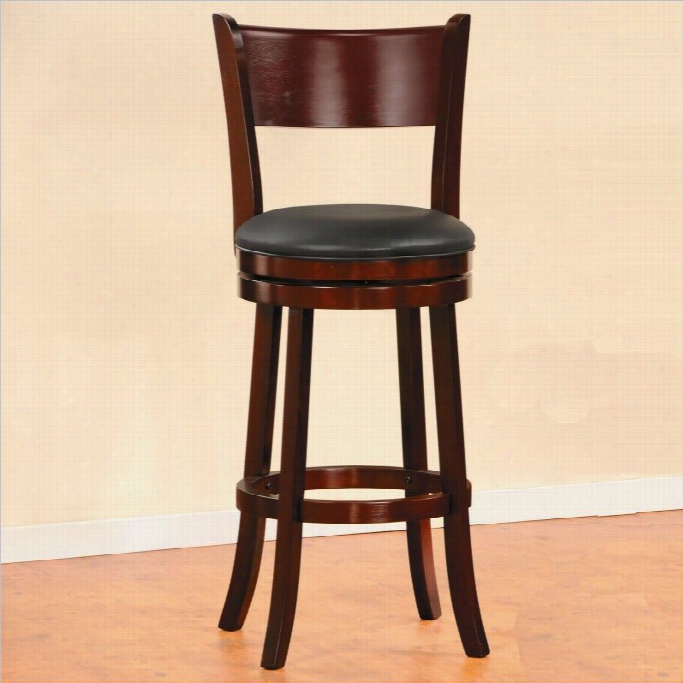 Trent Home Shapel 29 Swive Lpub Stool In Cherry (set Of 2)