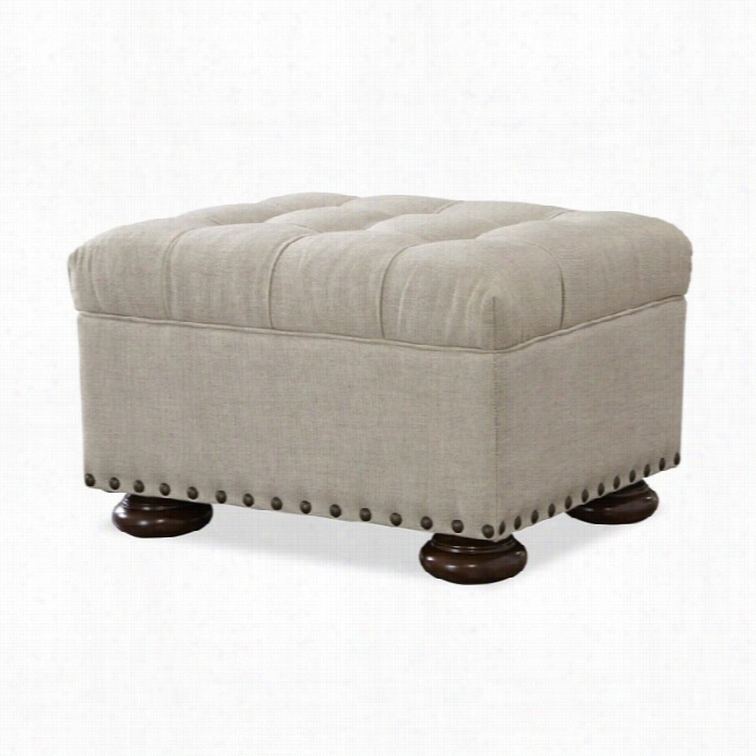 Universal Furniture Maxewll Uphols Tered Ottoman In Linen
