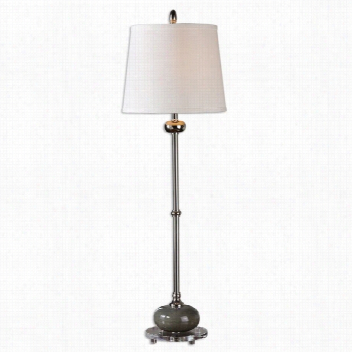 Uttermost Andreis Metal Accent Lamp In Polished Chrome