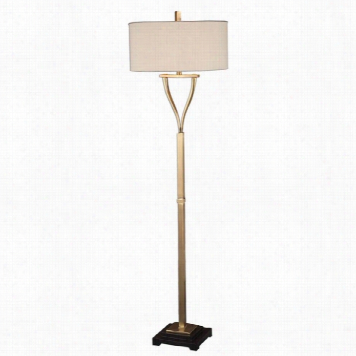 Utterost Arguello Brushedbrss Floor Lamp