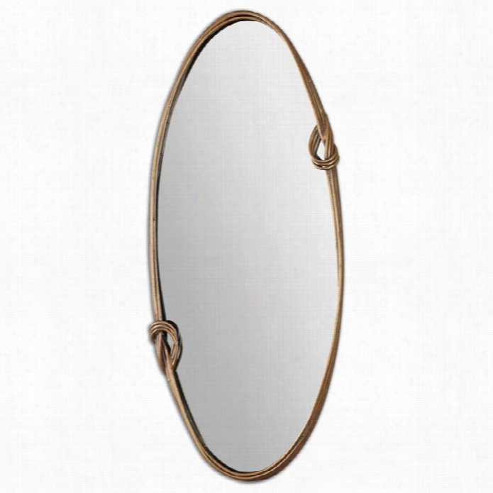 Uttermost Giacomo Gold Oval Mirror