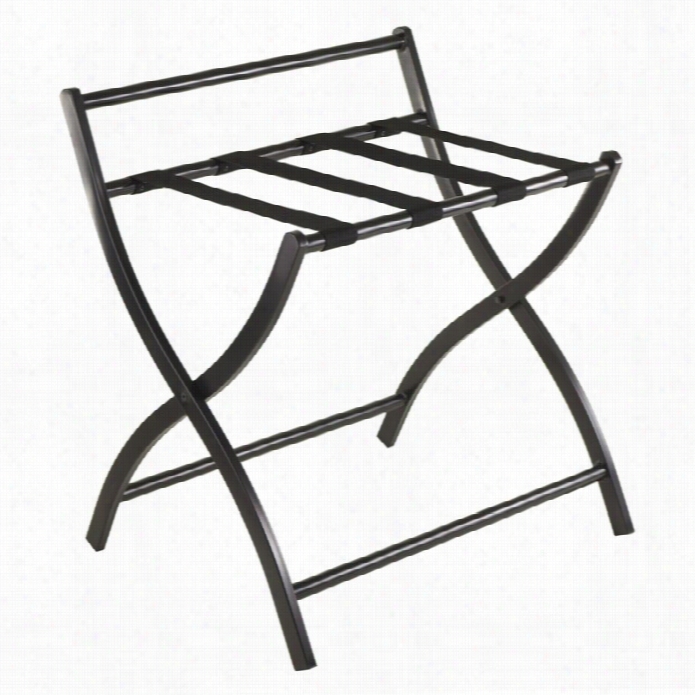 Winsome Legrand Luggage Rack In Black