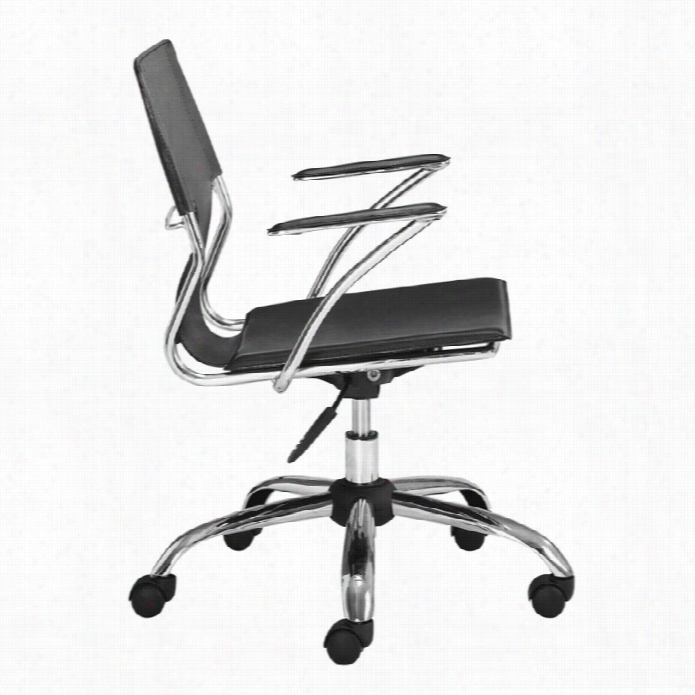 Zuo Trafico Offie Chair  In Black