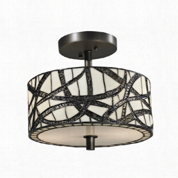 Dale Tiffany Willow Cottage Semi Flush Mount