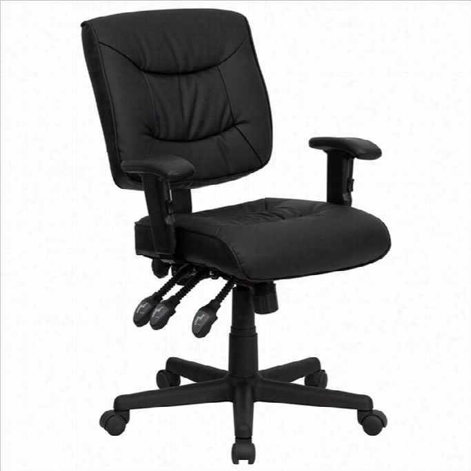 Flash Furniture Mluti Functional Task Office Chair In Black