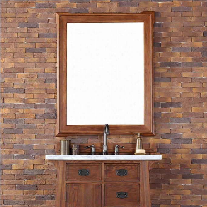 James Martin Pasadena 34' Mirror In Antique Oak