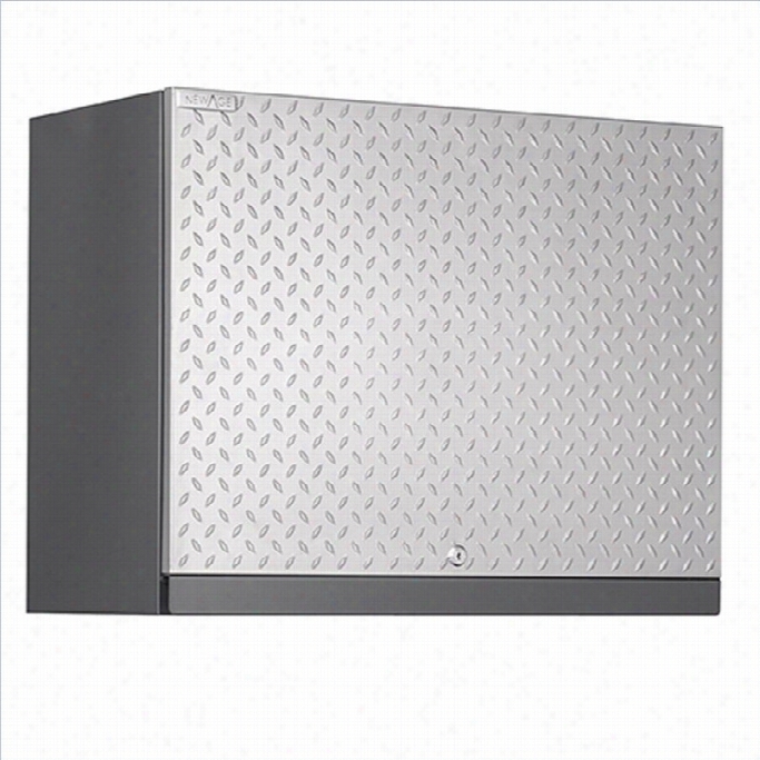 Newage Performance Plus Diamond Series Wallg Arage Cabinet In Silver