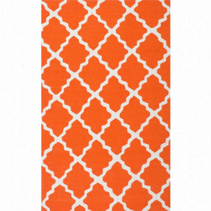 Nuloom 8' X 10 'hand Hooked Fiona Indoor Outdor Area Rug In Orange