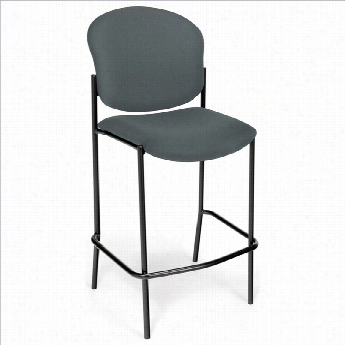 Ofm 30.5 Cafe Armless Stool In Gray-haired